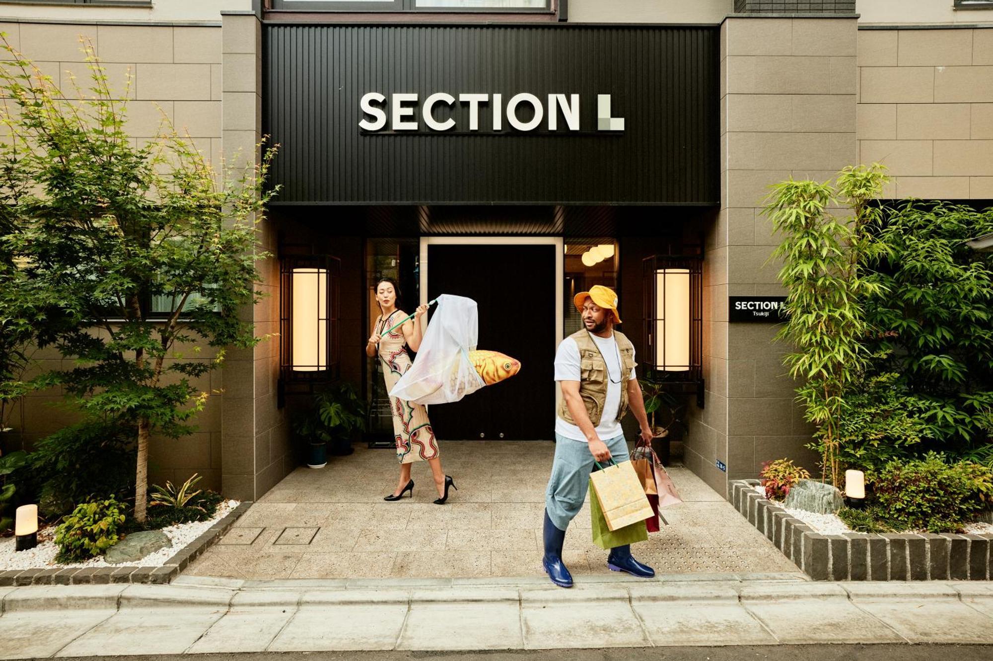 도쿄 Section L Tsukiji 아파트 호텔 외부 사진